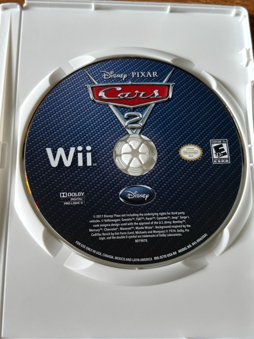 Nintendo Cars 2 - Red & Blue Cover Artwork - Picture 4 of 6